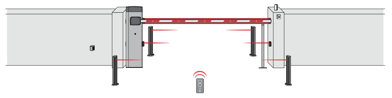 Barrier arms and parking systems